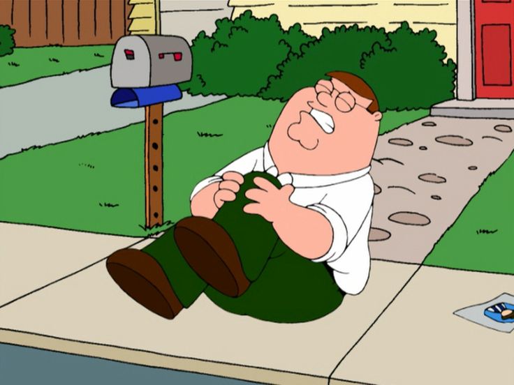 Peter Griffin Knee Gif