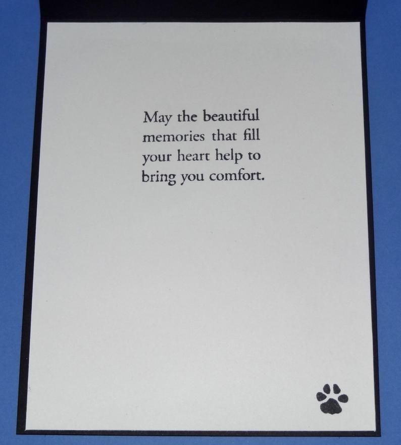 What Do You Write In A Pet Sympathy Card