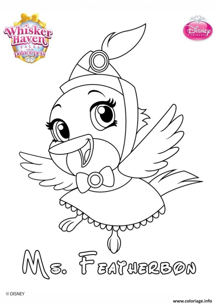 Princess Palace Pets Treasure Coloring Pages