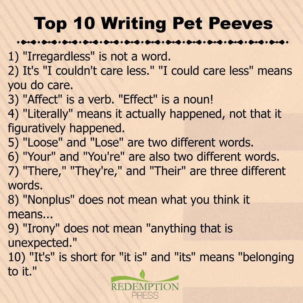 Top 10 Pet Peeves In A Relationship