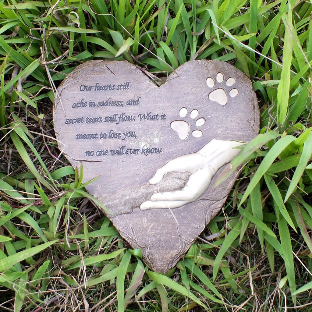 Engraved Pet Memorial Garden Stone