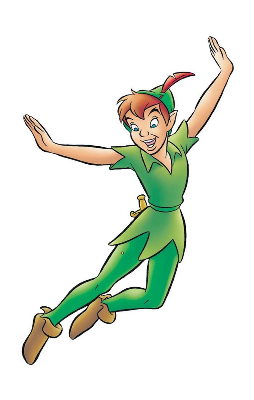 Peter Pan Drawing Flying