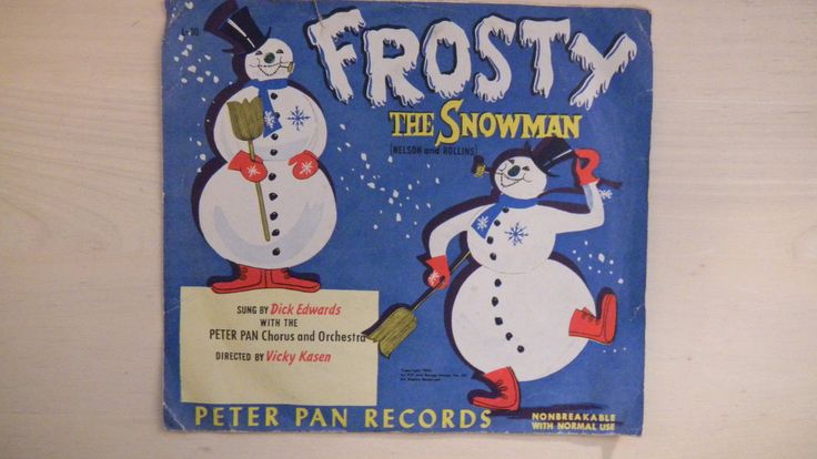 Peter Pan Records Frosty The Snowman