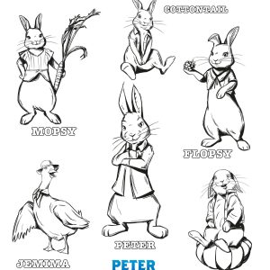 Peter Rabbit Color Pages