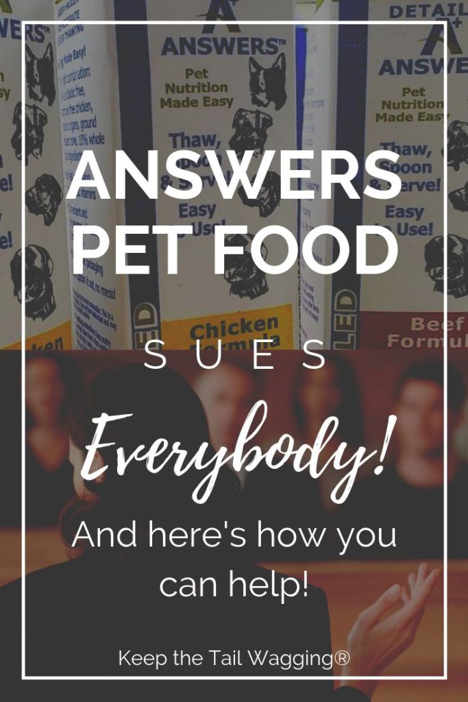 Answers Pet Food Lawsuit