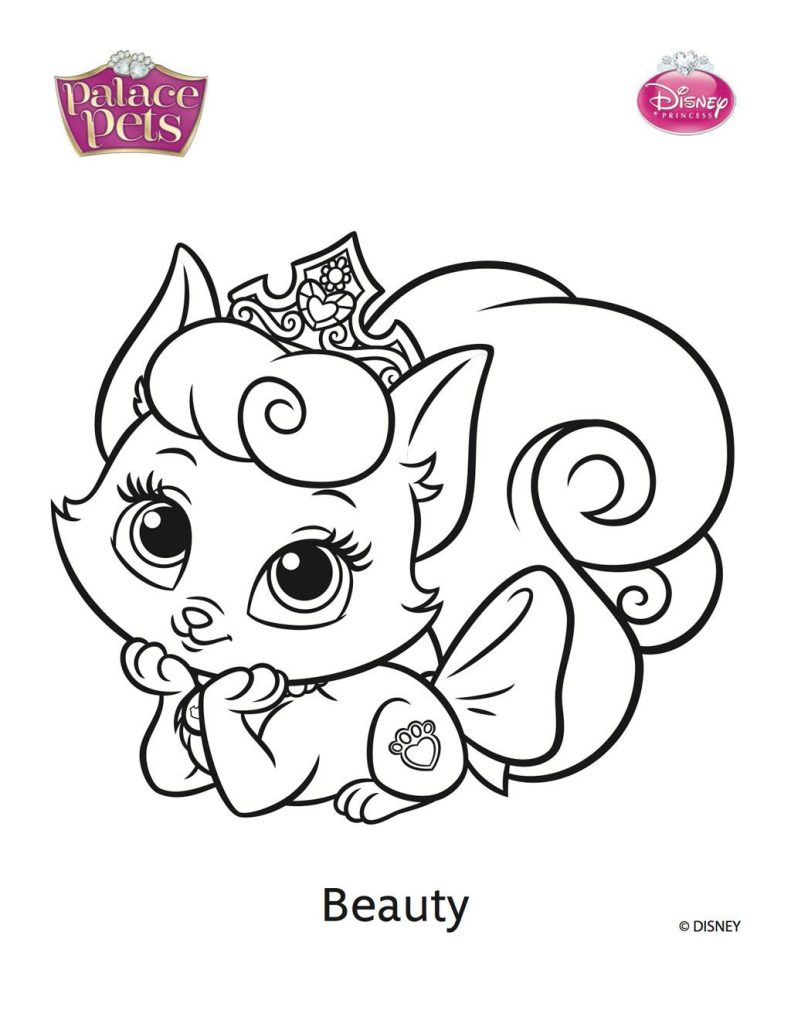 Printable Disney Palace Pets Coloring Pages