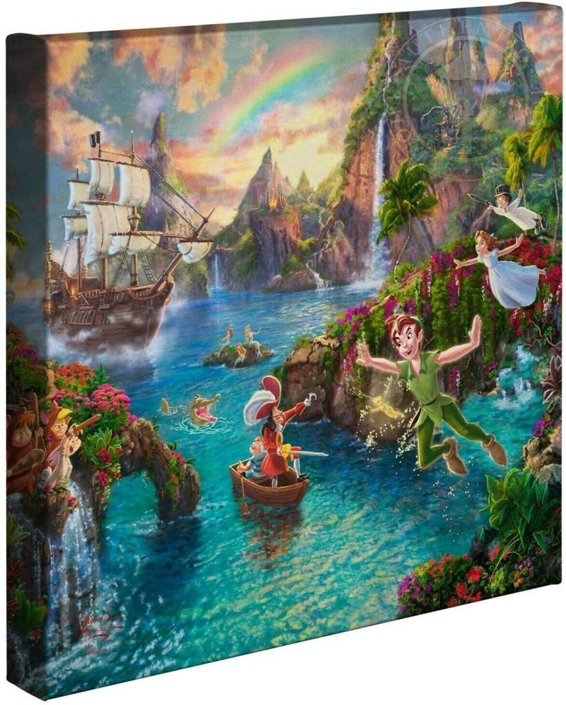 Peter Pan Painting Thomas Kinkade