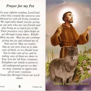 St Francis Prayer For Dead Pet