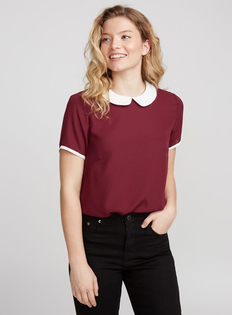 Peter Pan Collar Blouse Girl