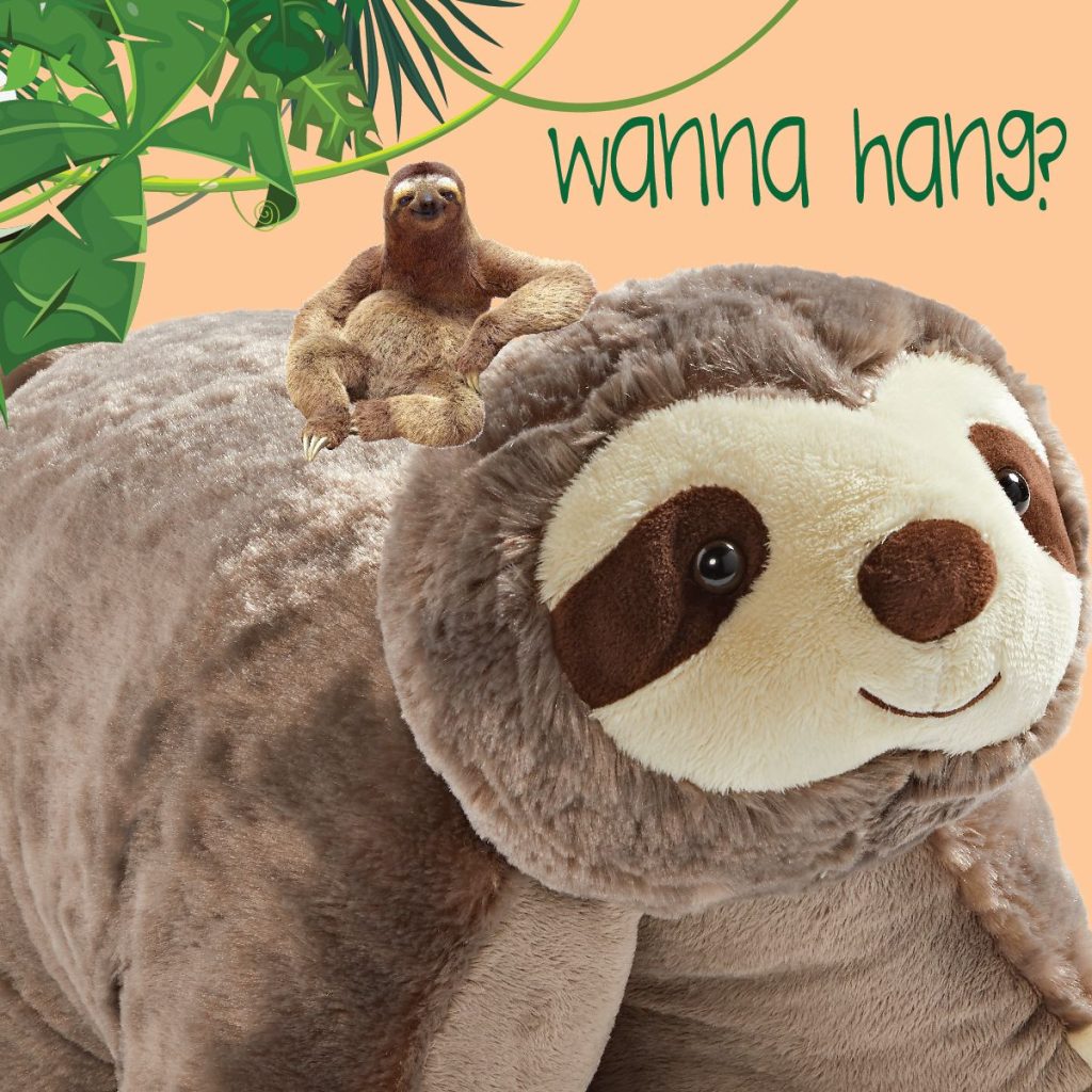 Sunny Sloth Pillow Pet