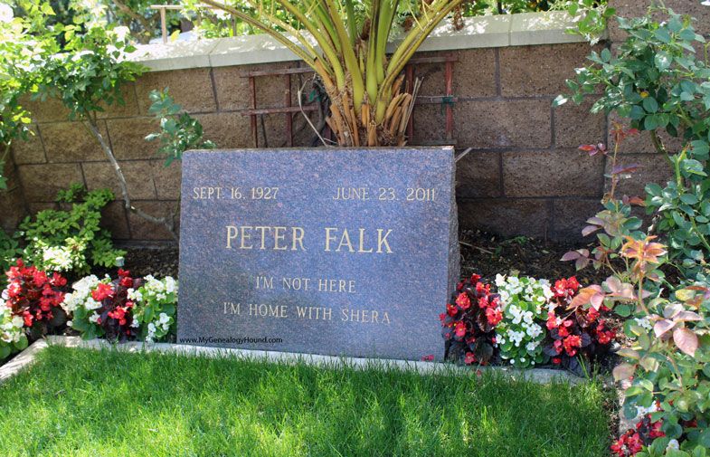 Peter Falk Funeral Photos