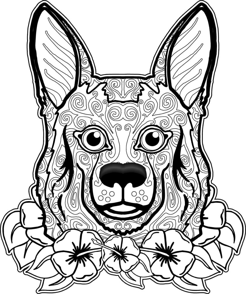 Pet Coloring Pages For Adults