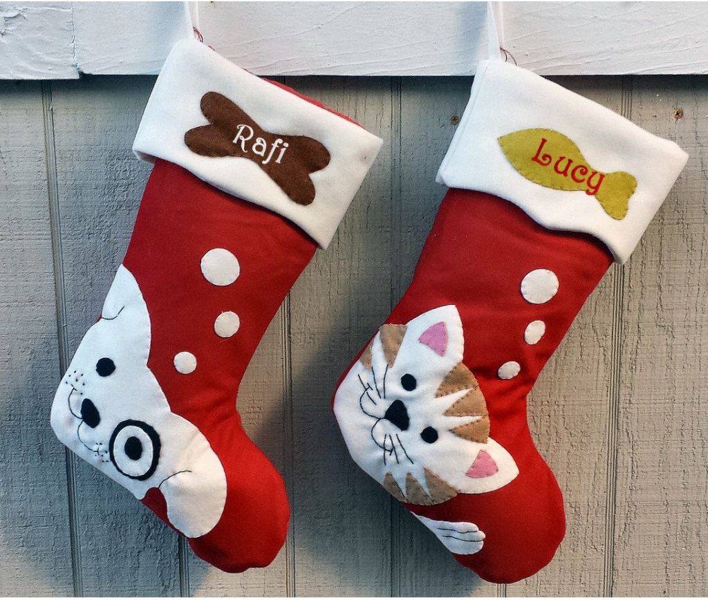 Pet Christmas Stocking For Dogs