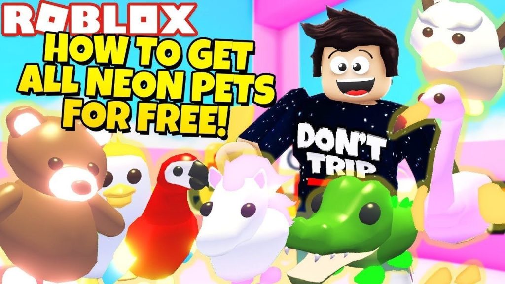 How To Make A Neon Pet In Adopt Me For Free