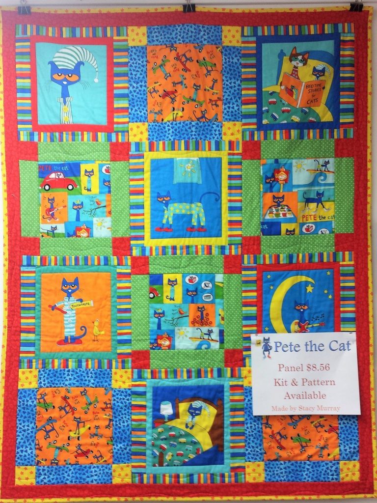 Pete The Cat Christmas Fabric