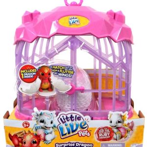 Little Live Pets Dragon Playset Dragon With Crystal Cage