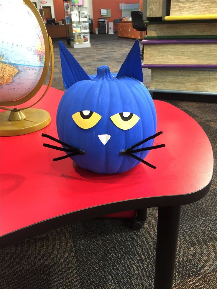 Pete The Cat Pumpkin Stencil