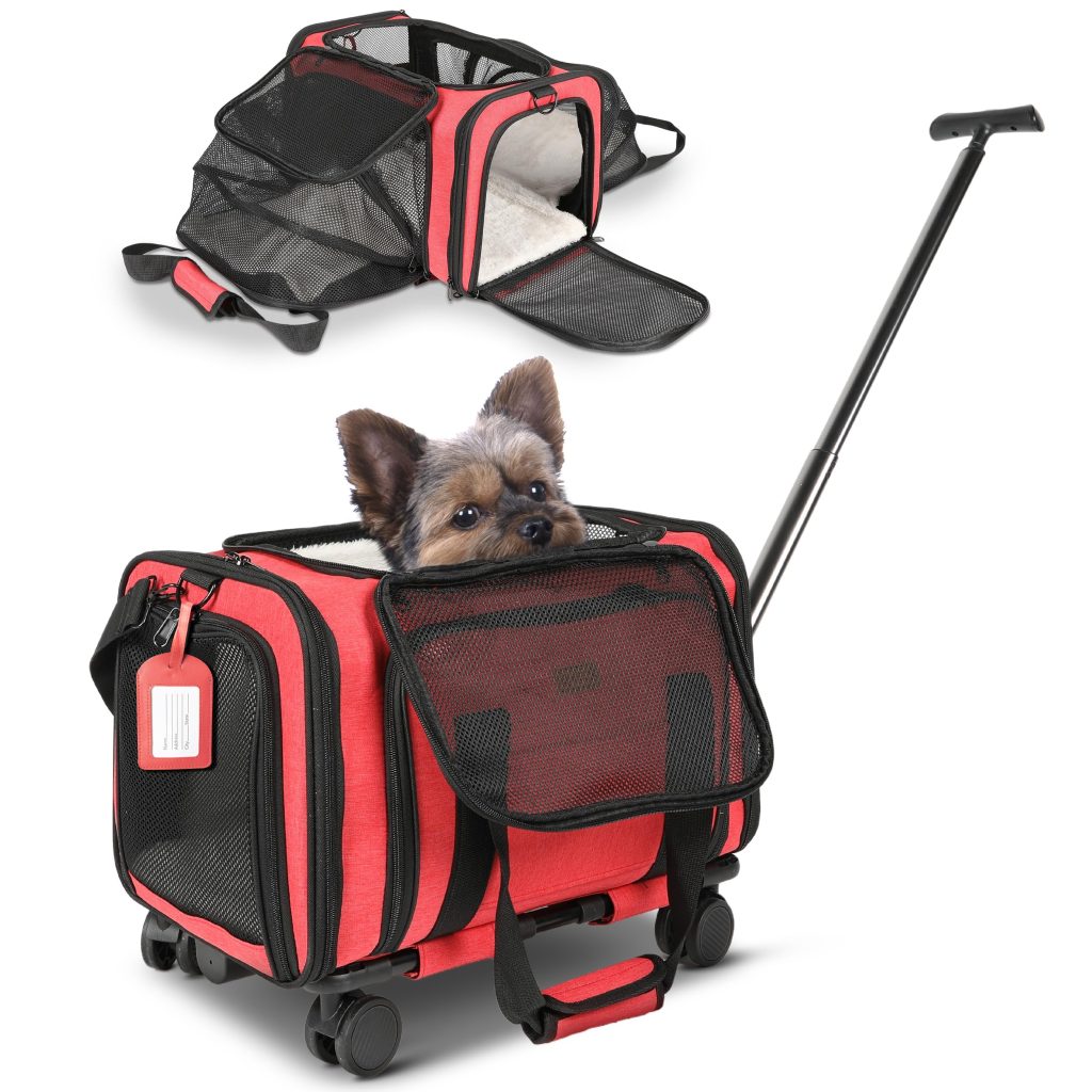 pet carrier with wheels