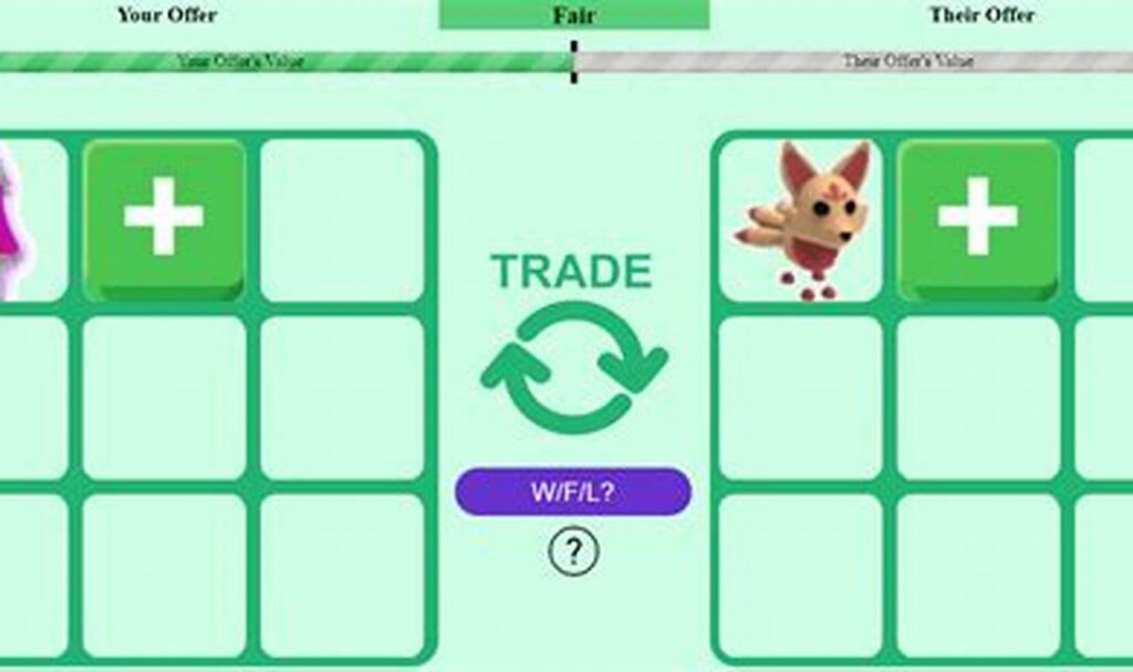 trading values adopt me