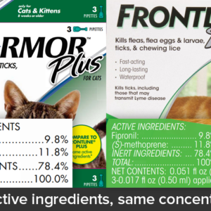 pet armor vs frontline cats