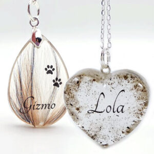 pet memorial jewelry fur