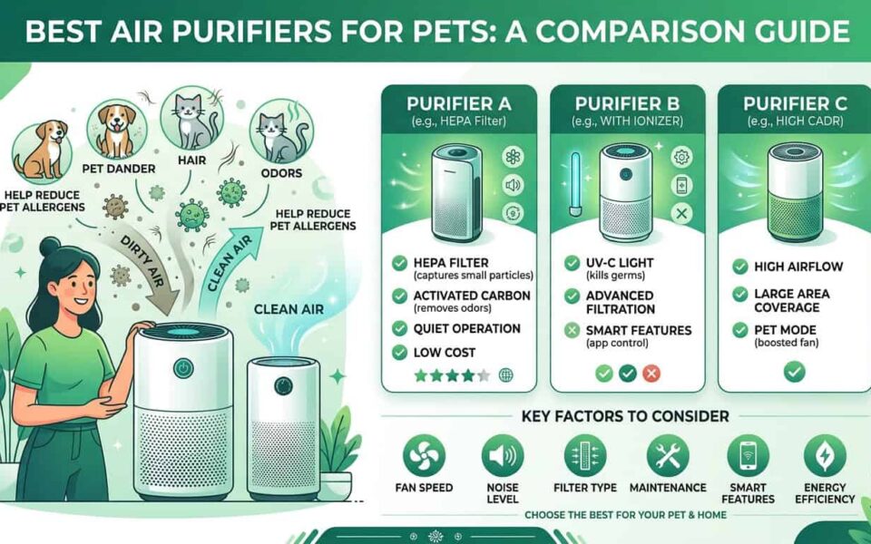 what size air purifier do i need for pet owners